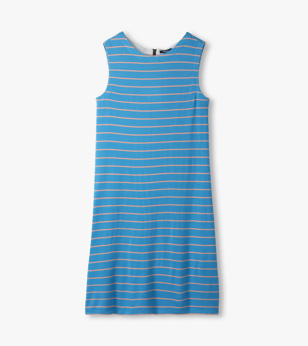 Sofia Dress - Apricot Blush Stripes | Hatley For Women
