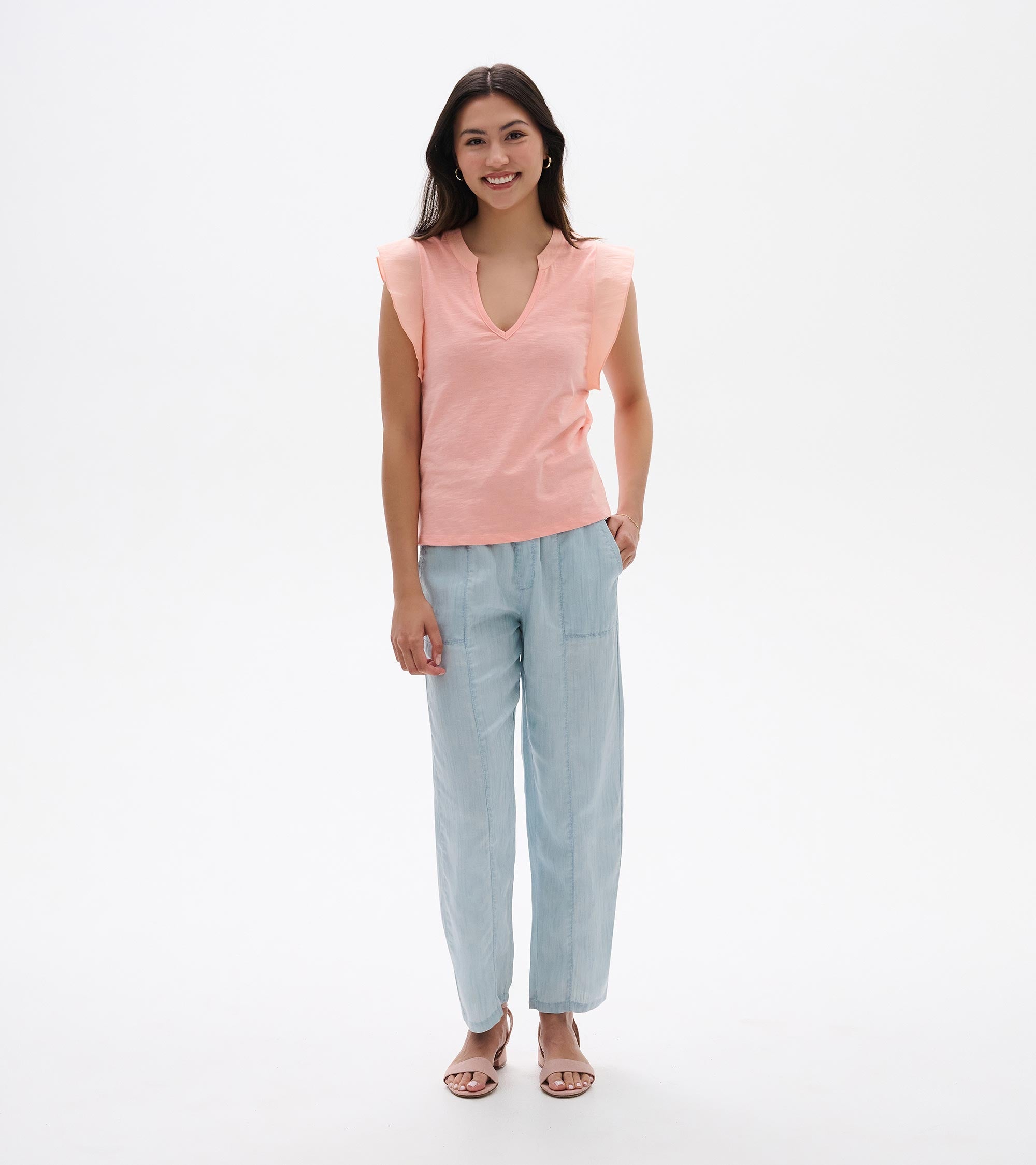 Mix Media Tank - Apricot Blush | Hatley Sale Women