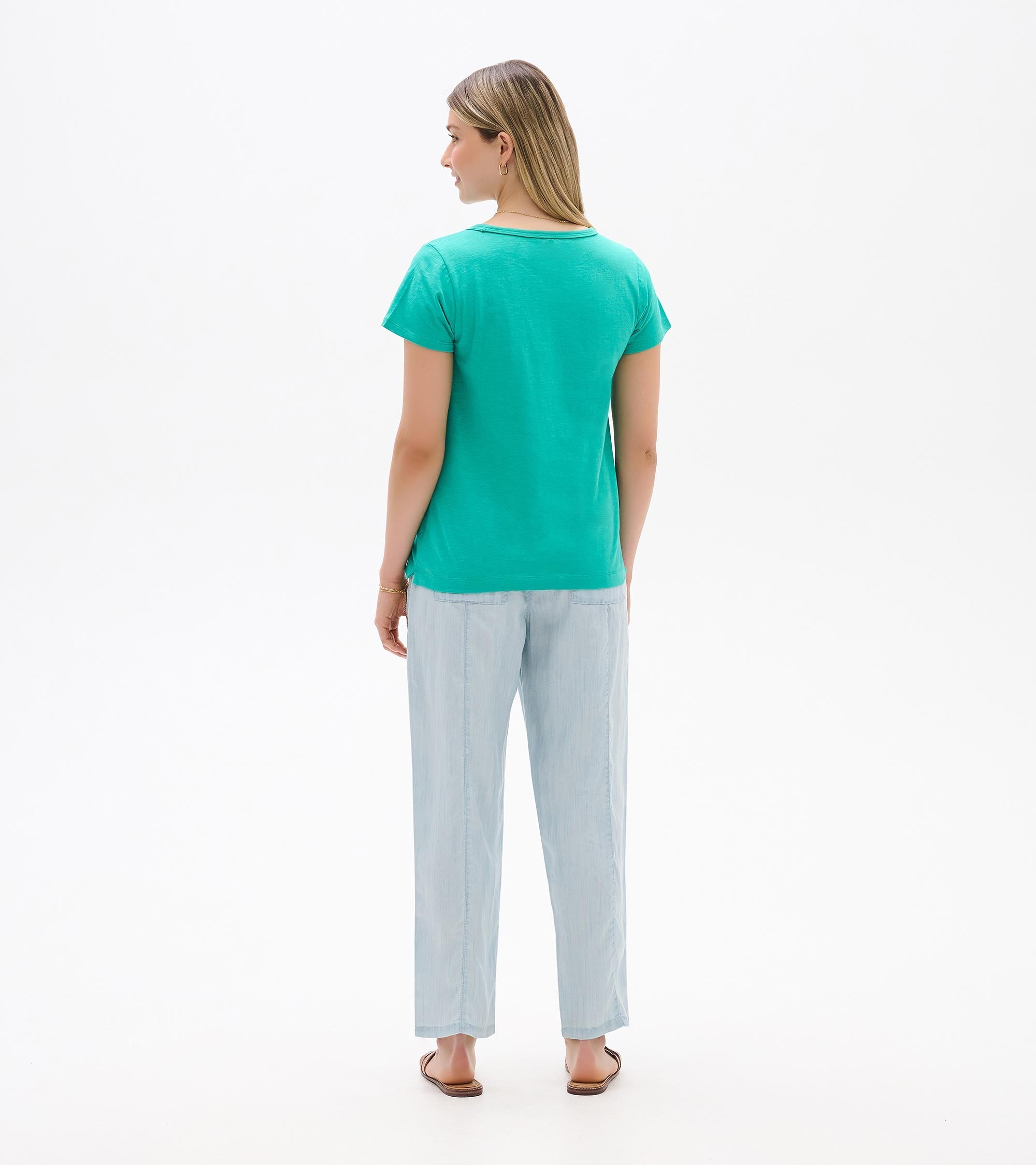 Essential Crew Neck Tee - Arcadia | Hatley Onsale Women