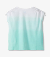 Girls Mermaid Tail Cinched Shoulder Top | Hatley Discount Girls