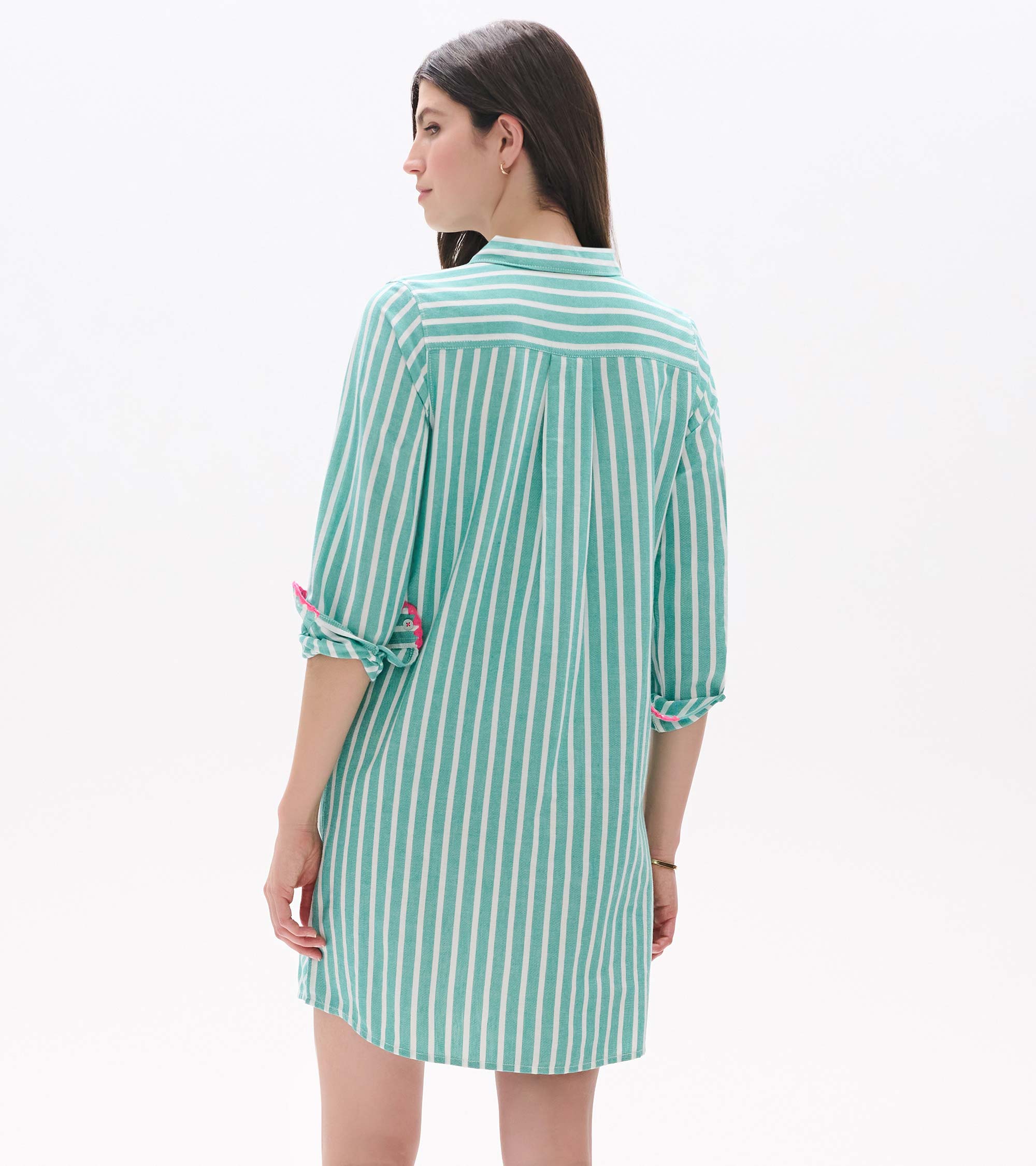 Julia Shirt Dress - Arcadia Stripes | Hatley Discount Women
