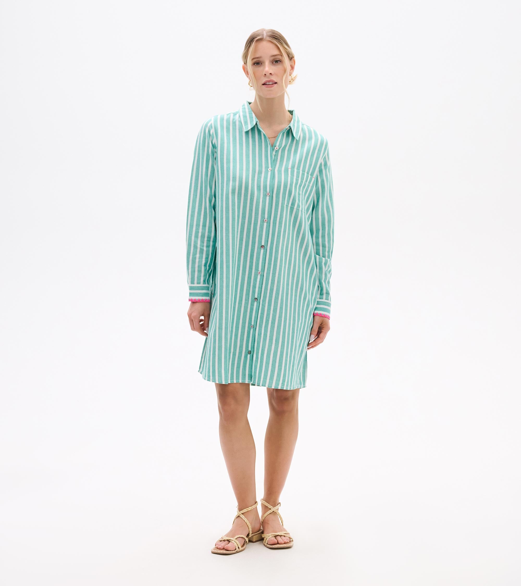 Julia Shirt Dress - Arcadia Stripes | Hatley Discount Women
