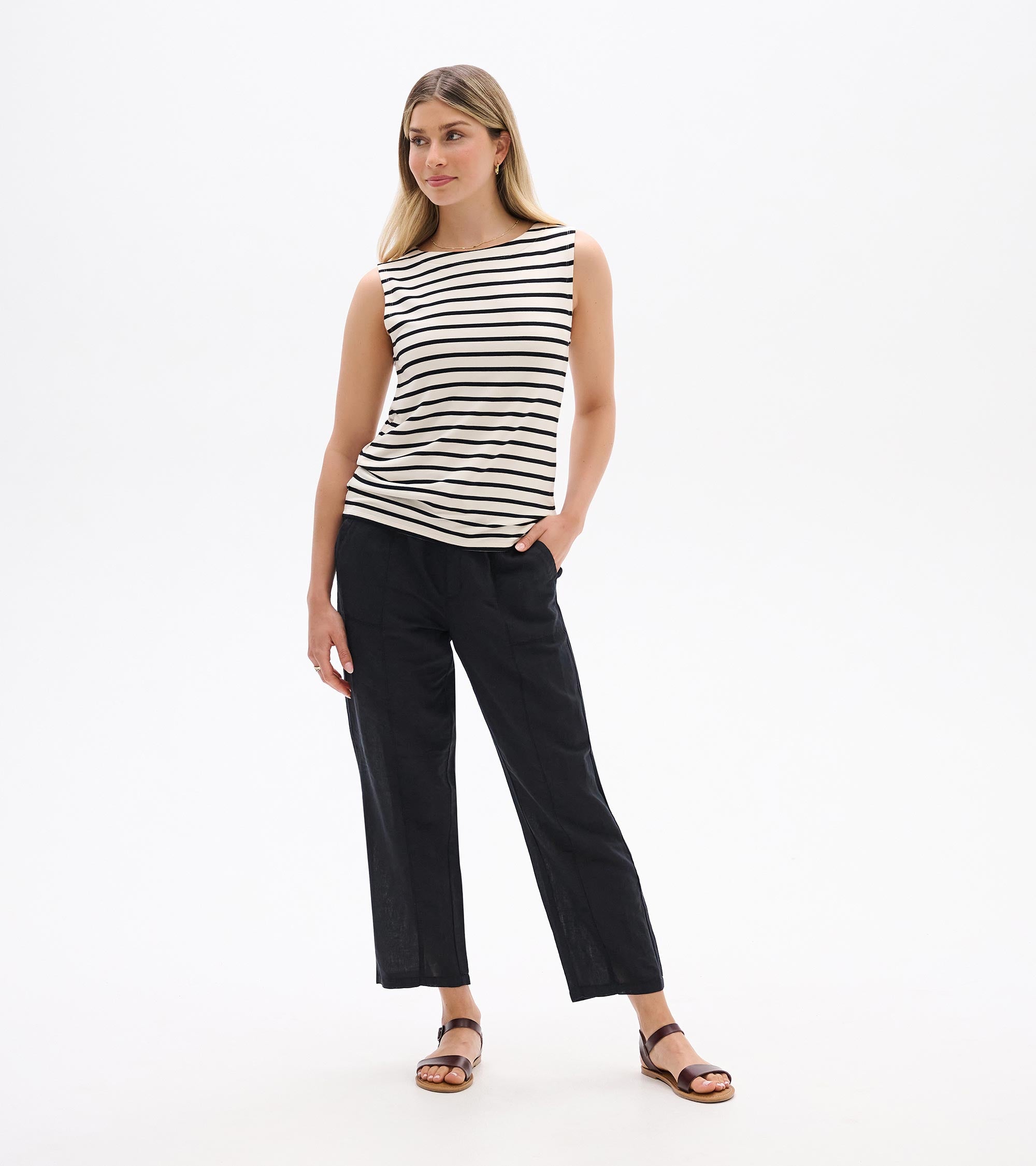 Everyday Tank - Black Stripes | Hatley Sale Women