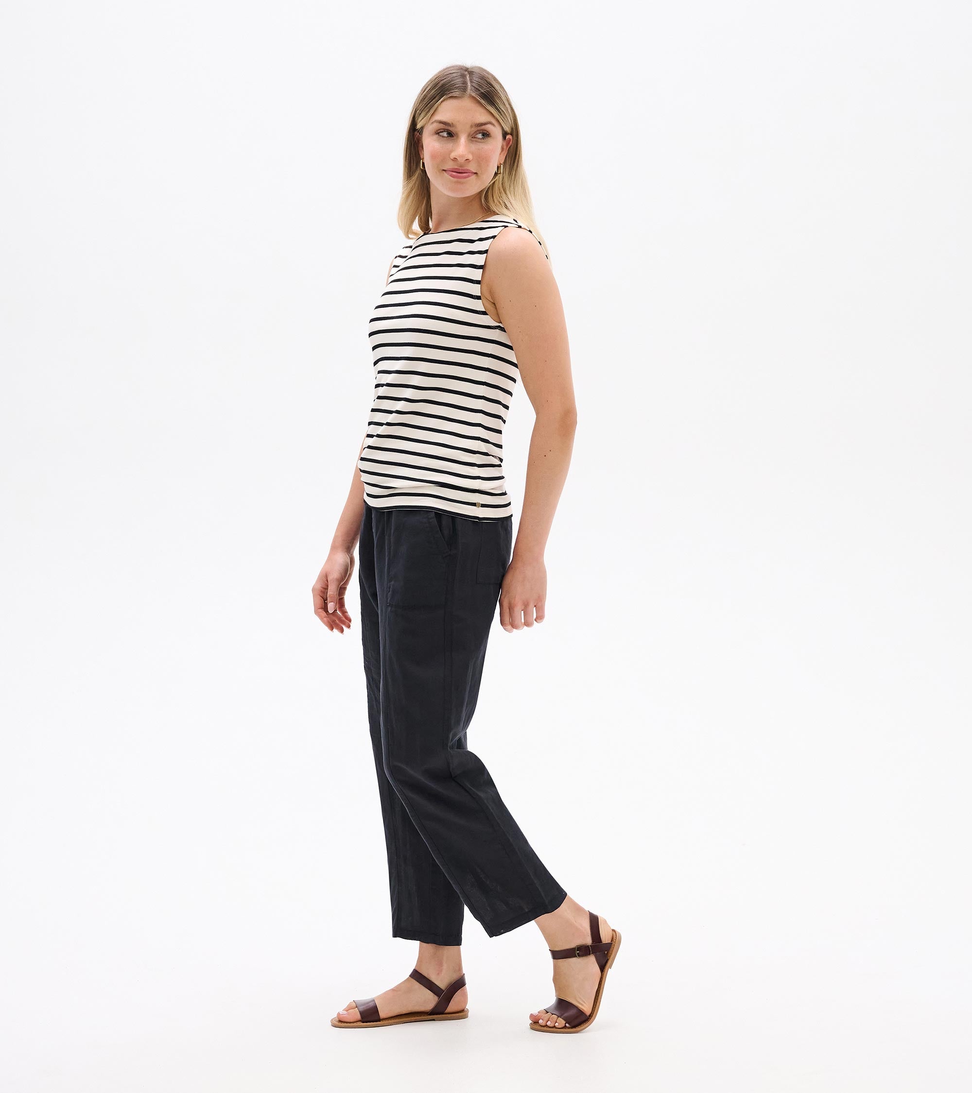 Everyday Tank - Black Stripes | Hatley Sale Women