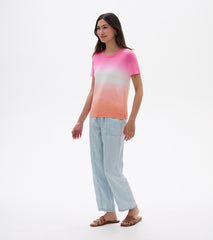 Simone Knit Tee - Beachy Dip Dye | Hatley Outlet Women