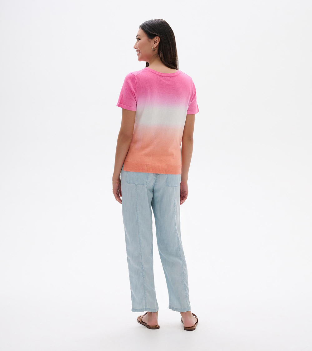 Simone Knit Tee - Beachy Dip Dye | Hatley Outlet Women