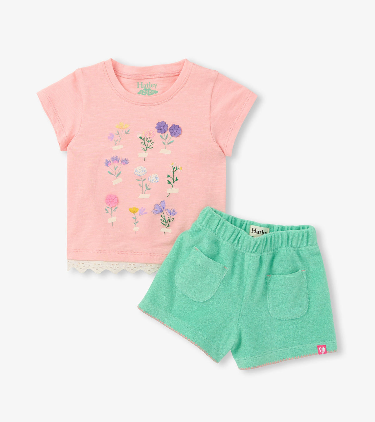 Baby & Toddler Girls Blossom T-Shirt & Short Set | Hatley For Baby & Toddler