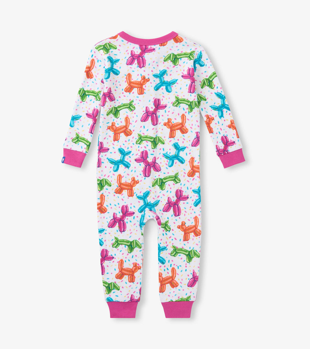 Baby Girls Balloon Pets Cotton Sleeper | Hatley