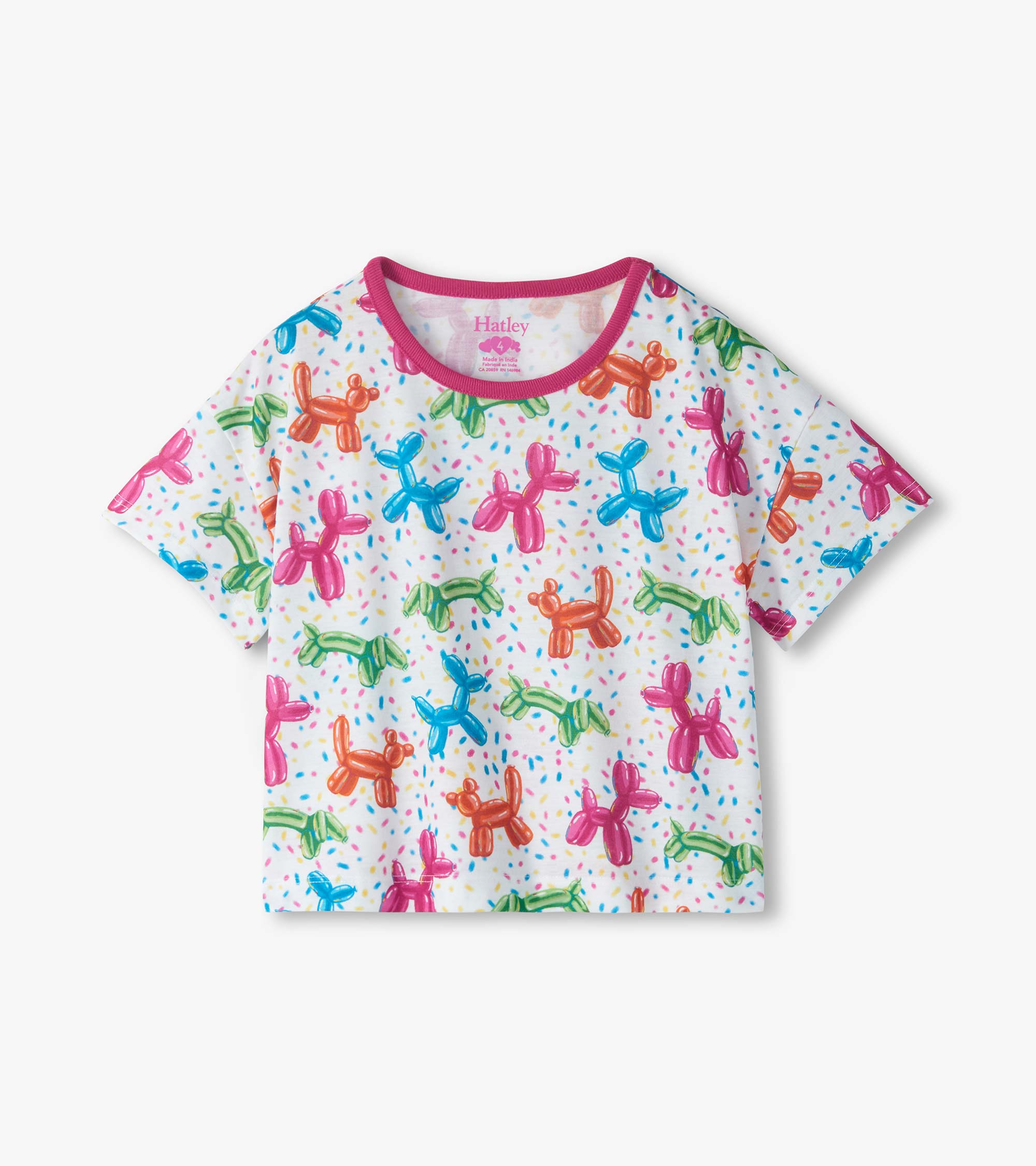Girls Balloon Pets Short Sleep Set | Hatley