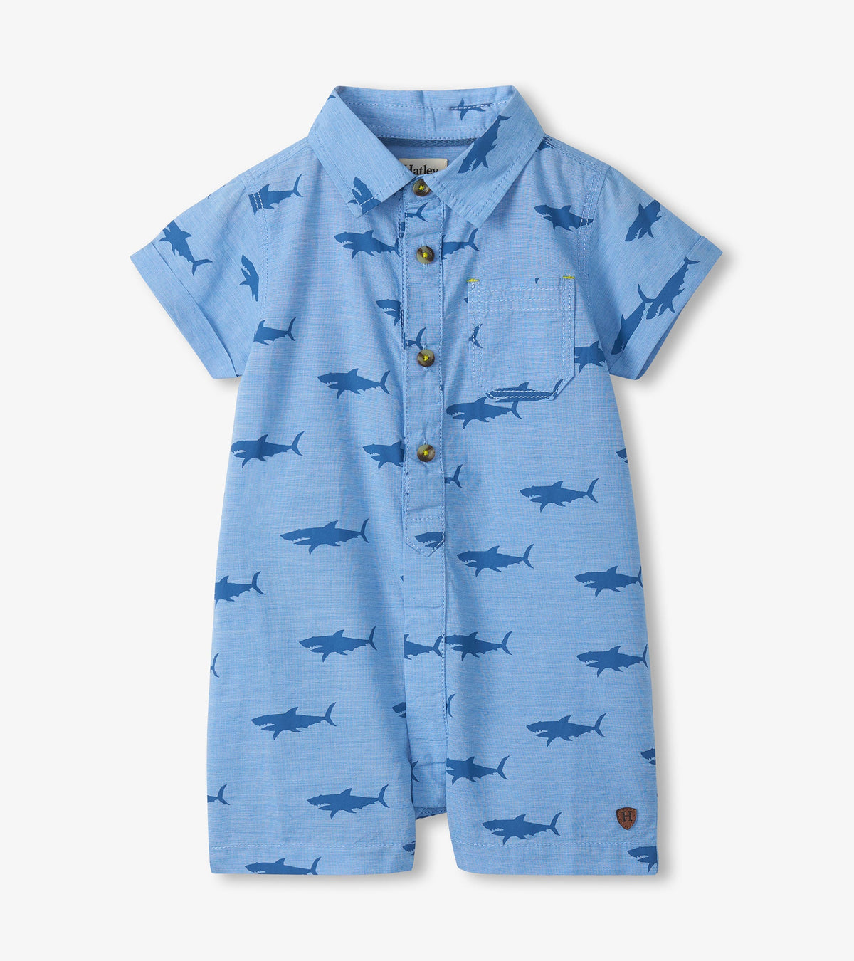 Baby Boys Baby Shark Romper | Hatley Baby & Toddler