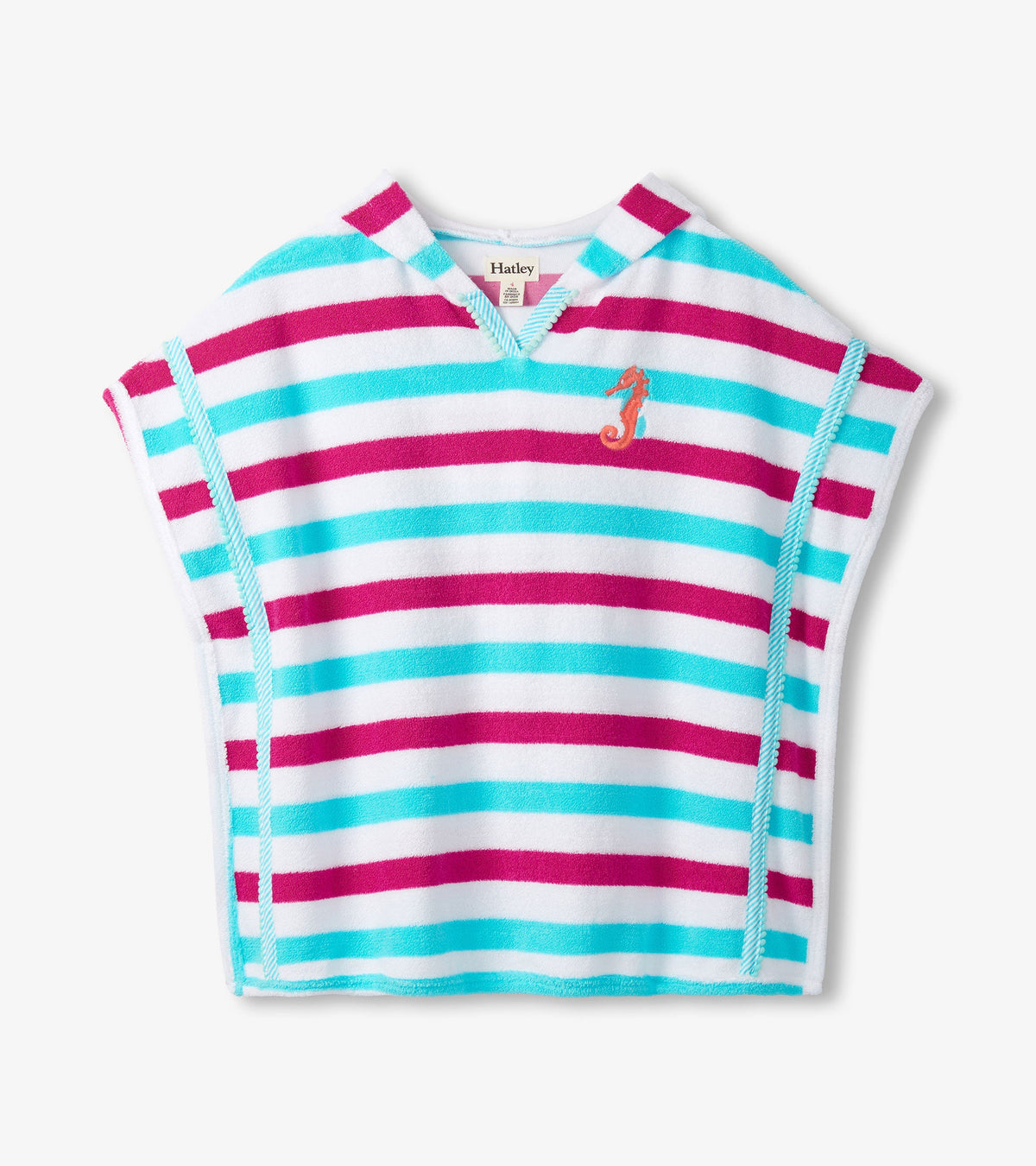 Girls Beach Stripes Hooded Cover-Up | Hatley Sale Girls