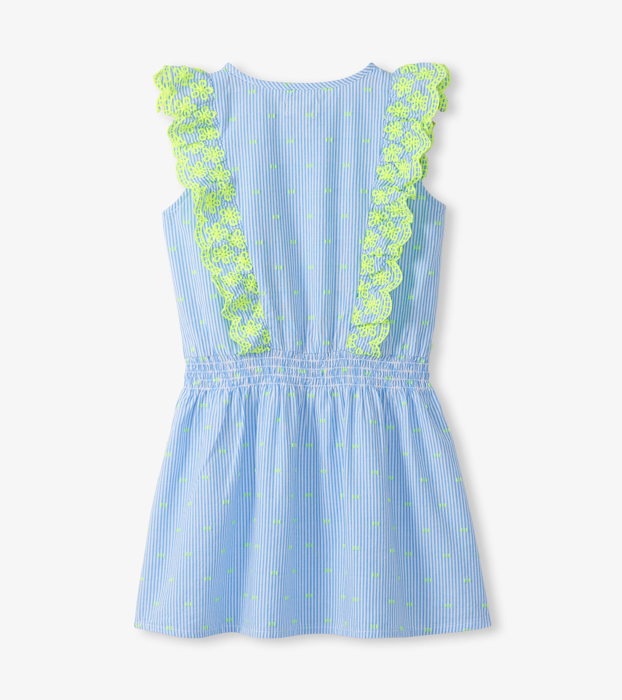 Girls Neon Dots Scallop Ruffle Dress | Hatley US Girls