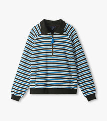 Mock Neck Pullover - Black Stripes | Hatley US Women