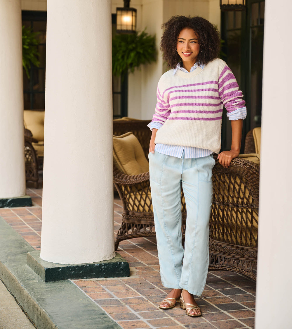 Straight Leg Pant - Soft Blue Wash | Hatley Outlet Women