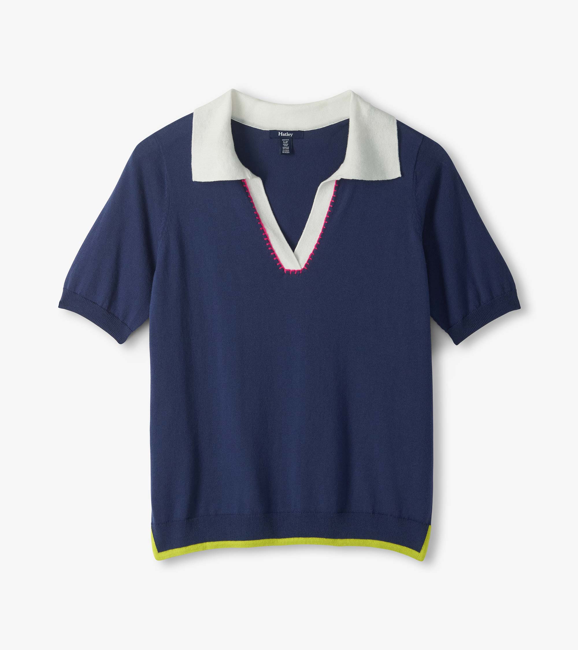 Johnny Collar Top - Patriot Blue | Hatley Onsale Women