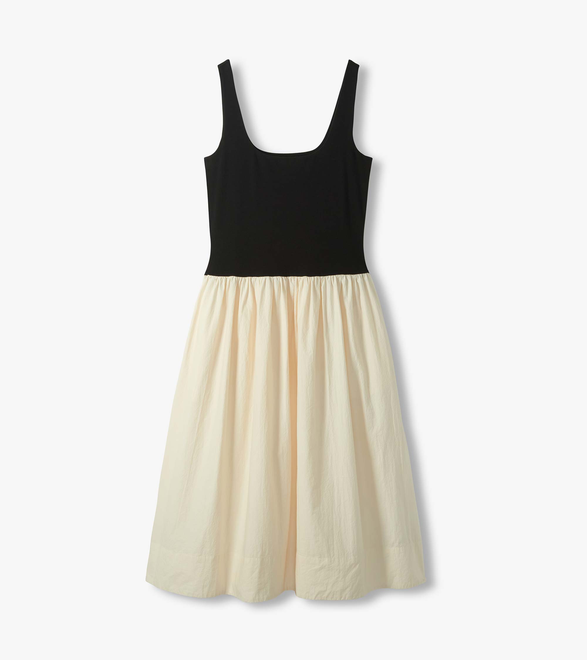 Mix Media Midi Dress - Whisper White and Black | Hatley Discount Women