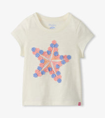 Girls Starfish Graphic Tee | Hatley Outlet Girls
