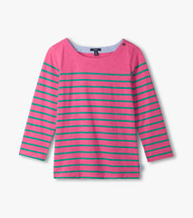 Button Breton - Watermelon Stripes | Hatley US Women