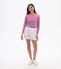 Button Breton - Watermelon Stripes | Hatley US Women