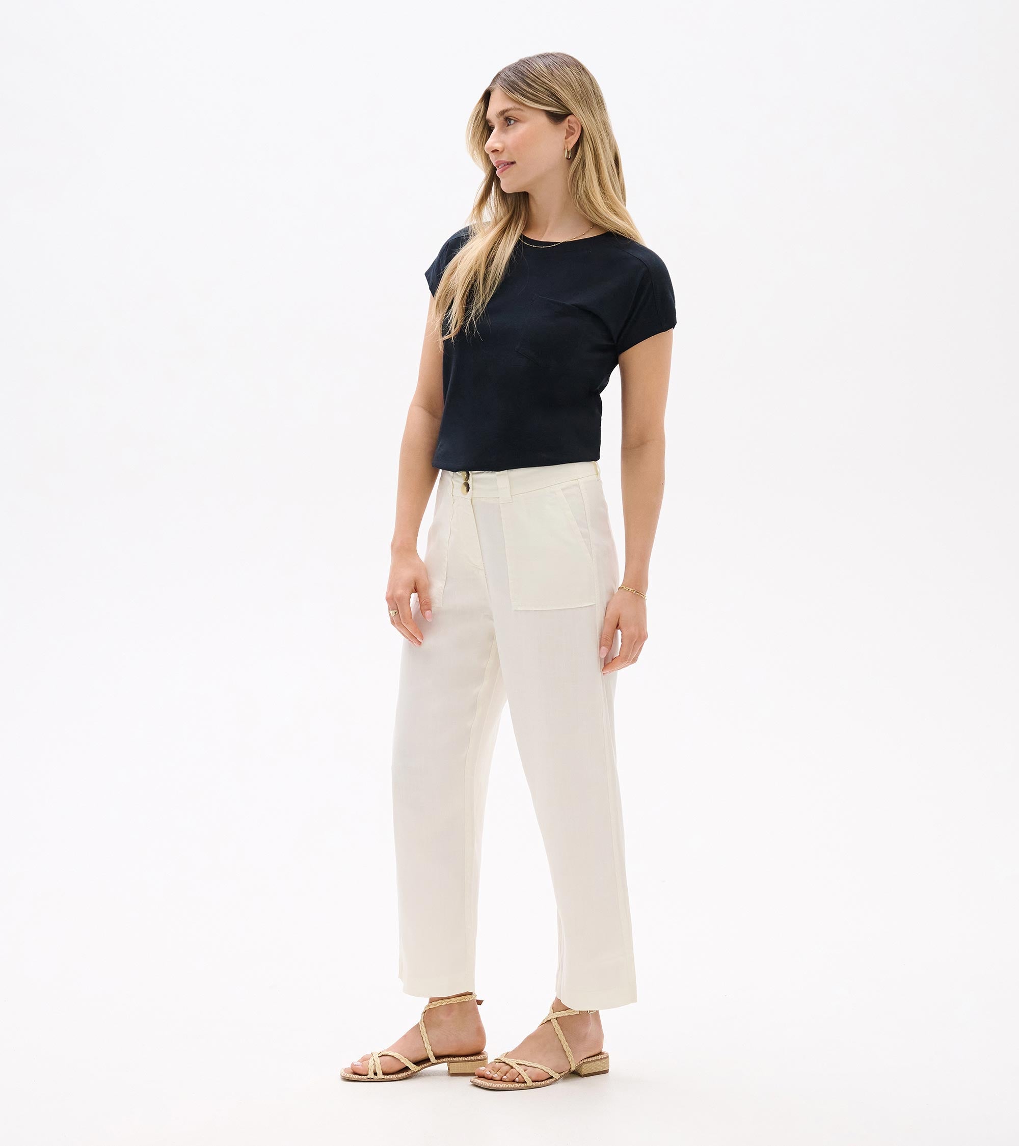 Ella Relaxed Tee - Black | Hatley For Women