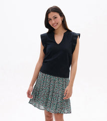Mix Media Tank - Caviar | Hatley Women
