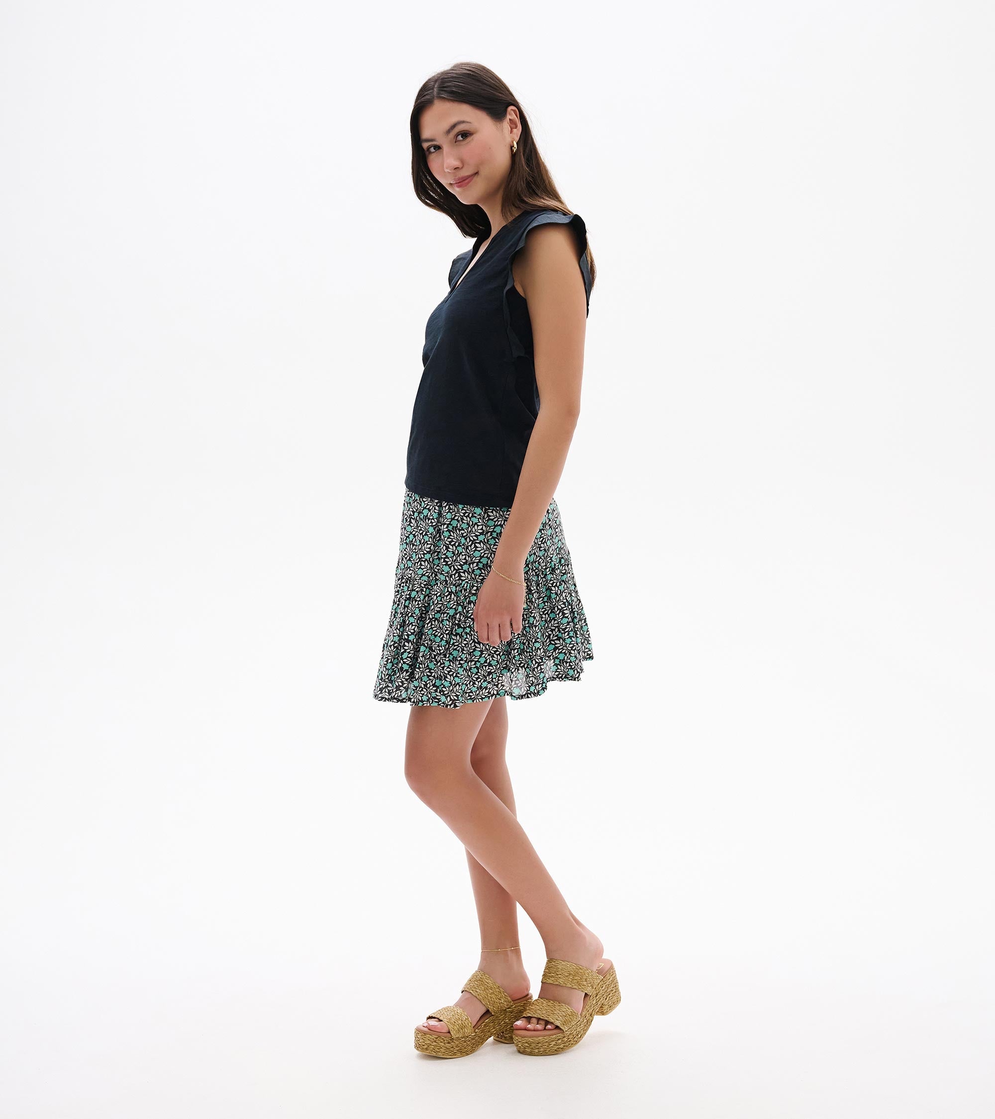 Mix Media Tank - Caviar | Hatley Women
