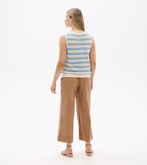 Kate Sleeveless Tank - Blush Stripes | Hatley US Women