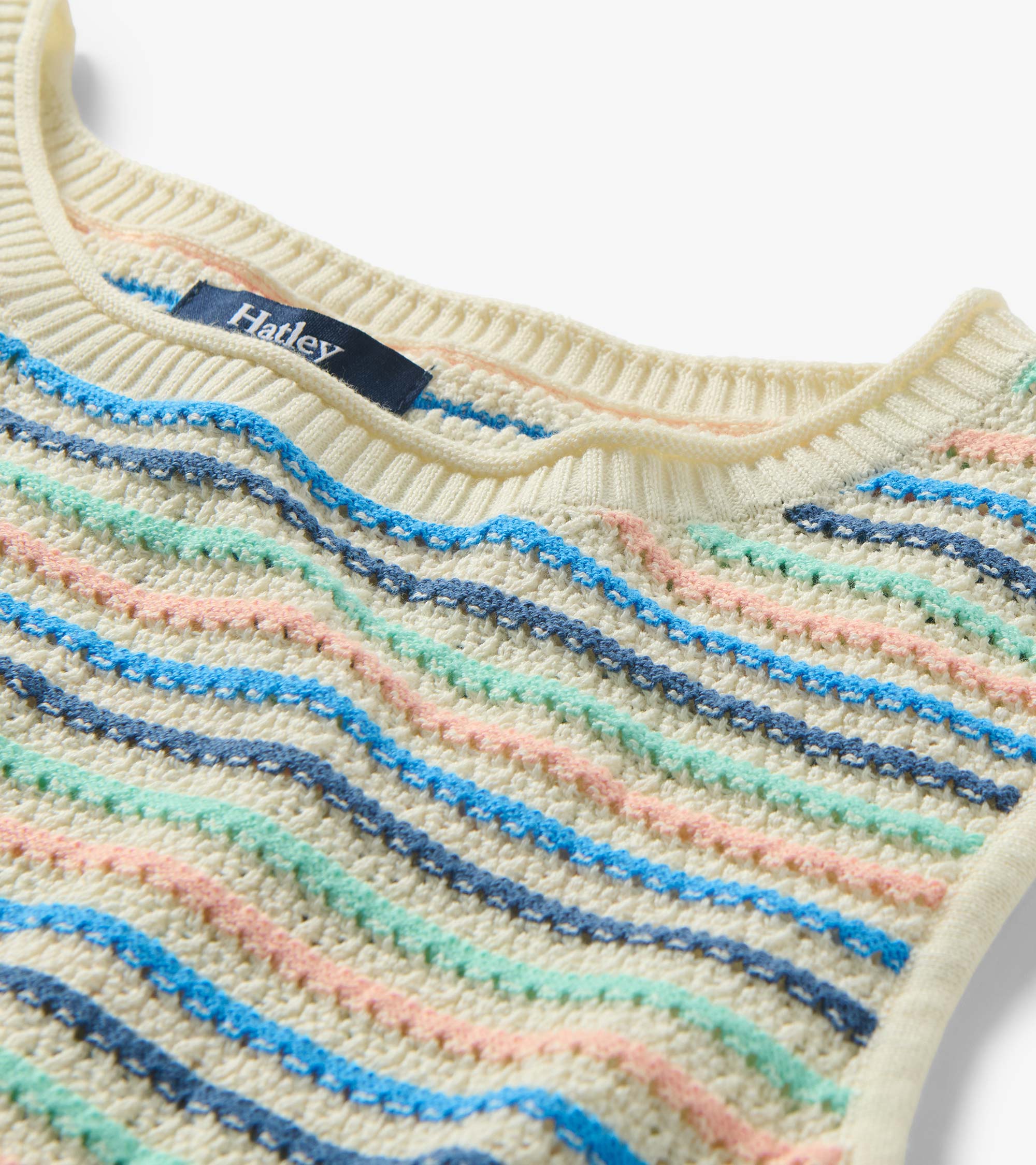 Kate Sleeveless Tank - Blush Stripes | Hatley US Women