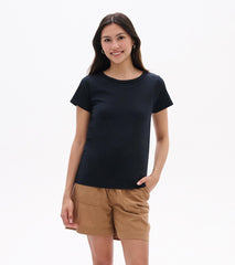 Essential Crew Neck Tee - Caviar | Hatley