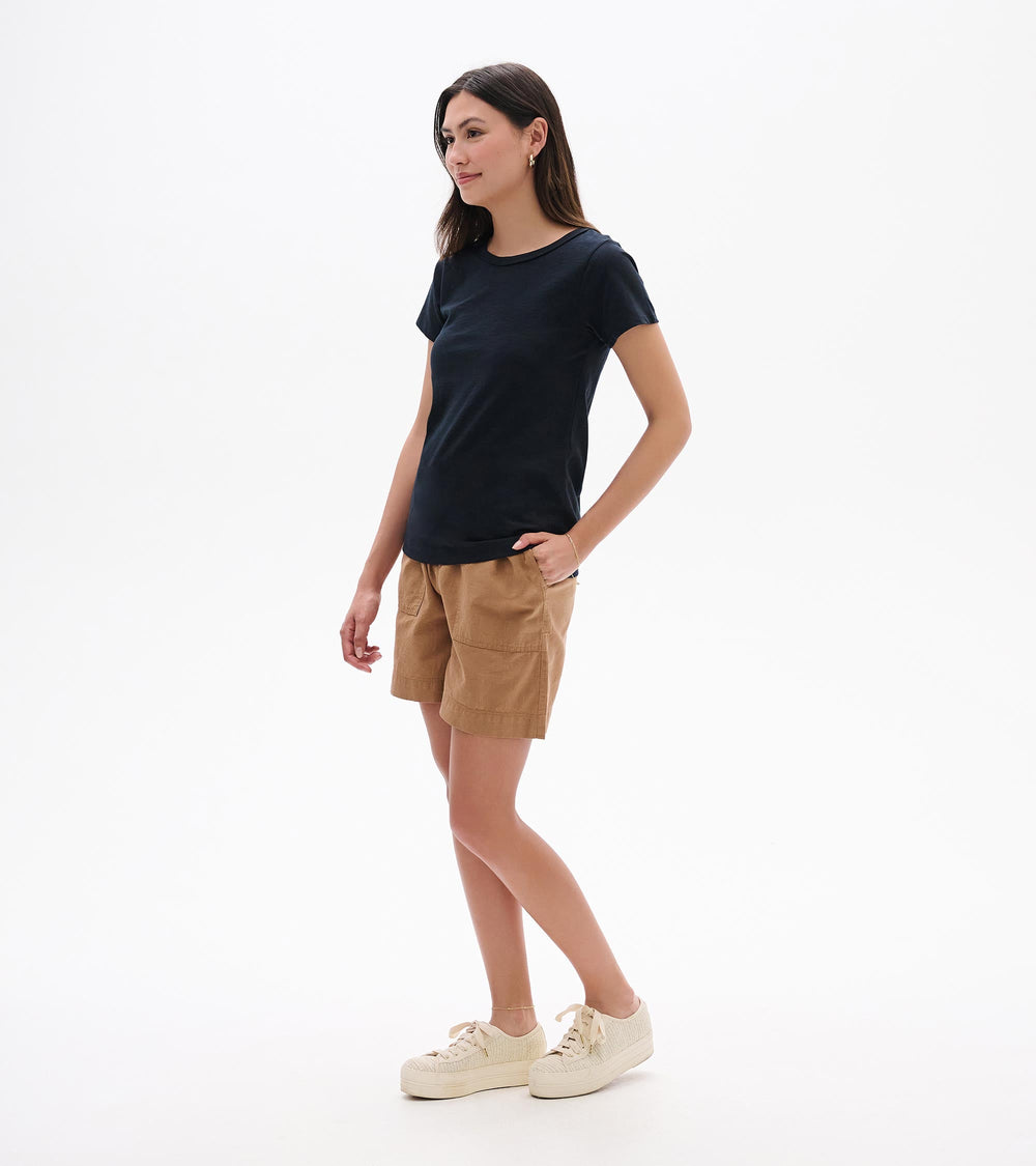 Essential Crew Neck Tee - Caviar | Hatley