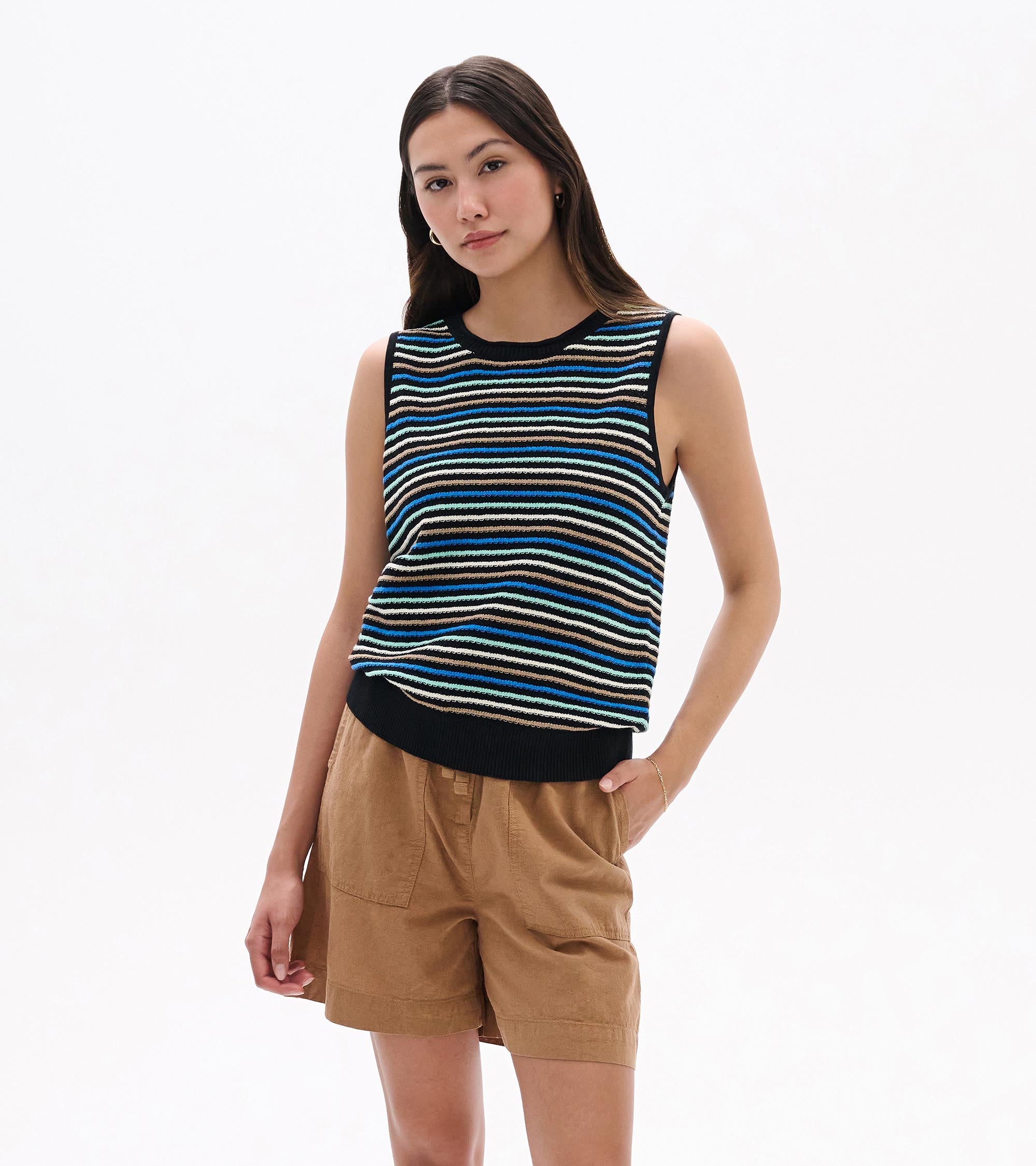 Kate Sleeveless Tank - Desert Stripes | Hatley Onsale Women