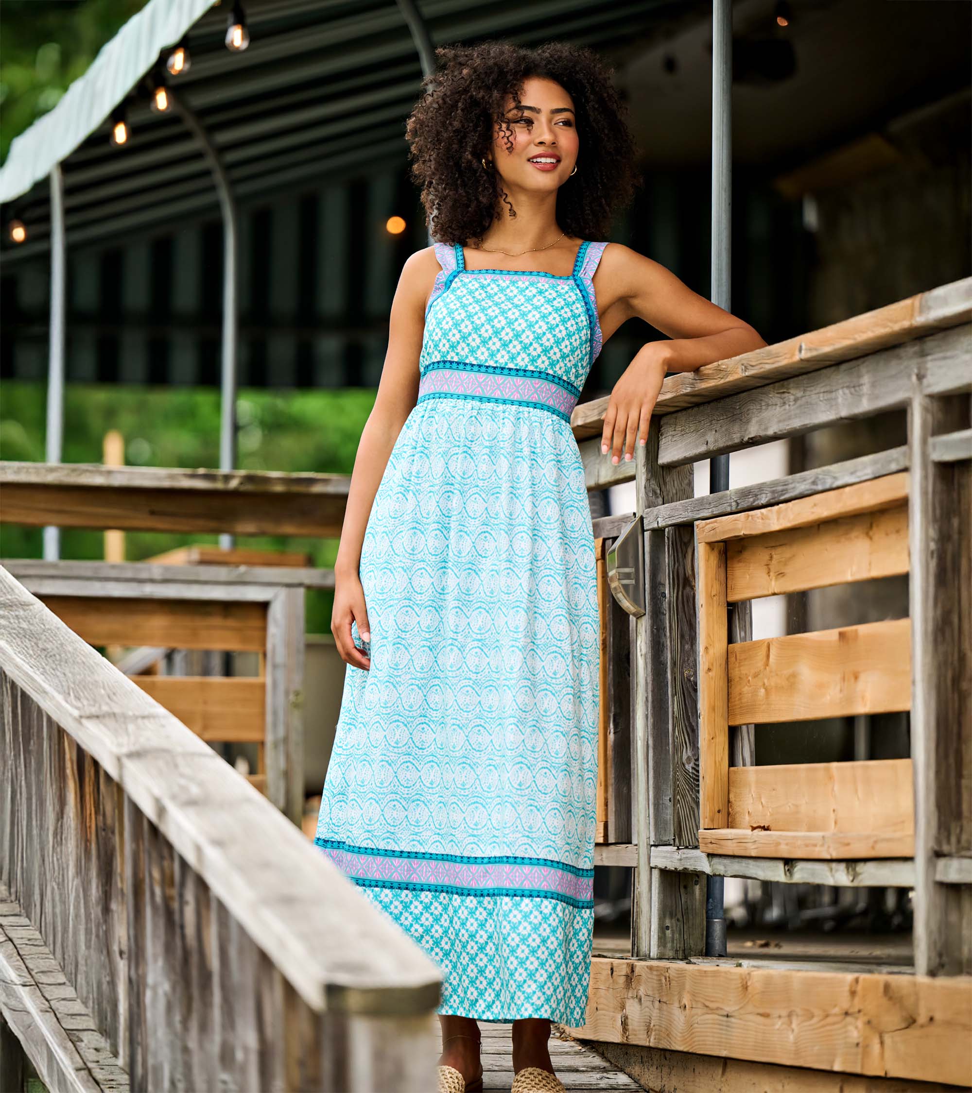 Olivia Sundress - Lattice Flower | Hatley US Women