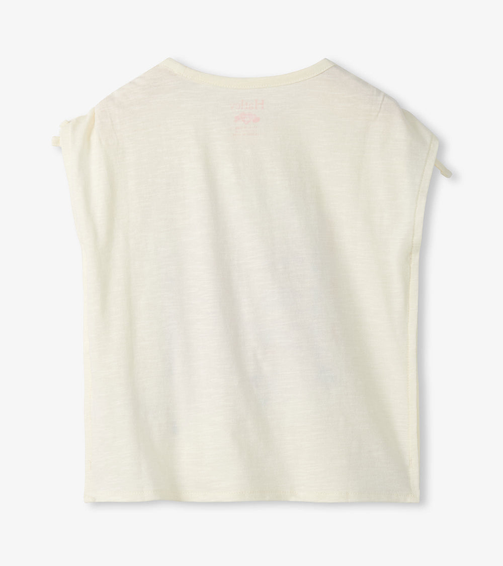 Girls Friendship Bracelet Cinched Shoulder Top | Hatley Onsale Girls