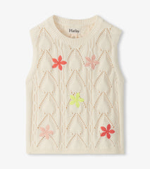 Girls Delicate Flower Crochet Top | Hatley Outlet Girls
