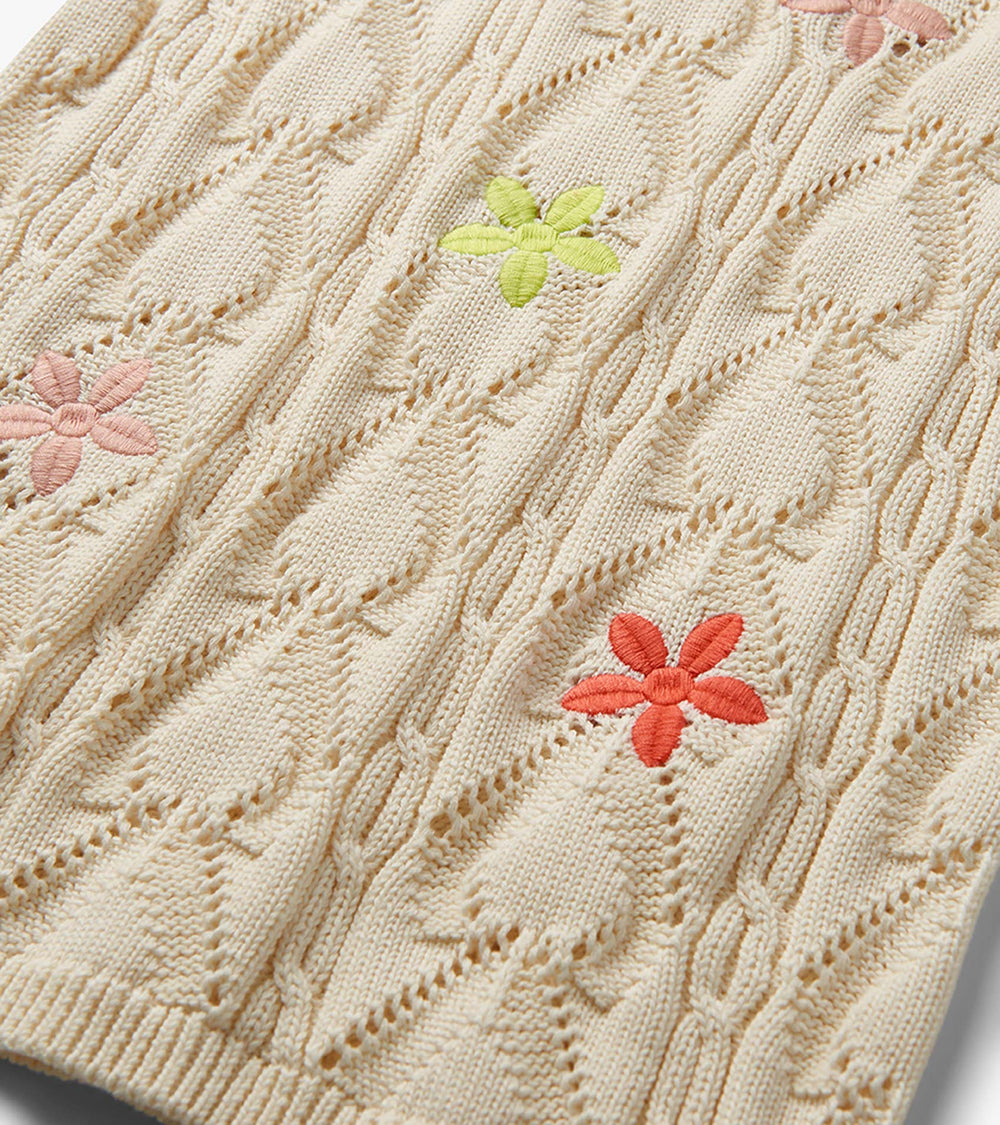 Girls Delicate Flower Crochet Top | Hatley Outlet Girls