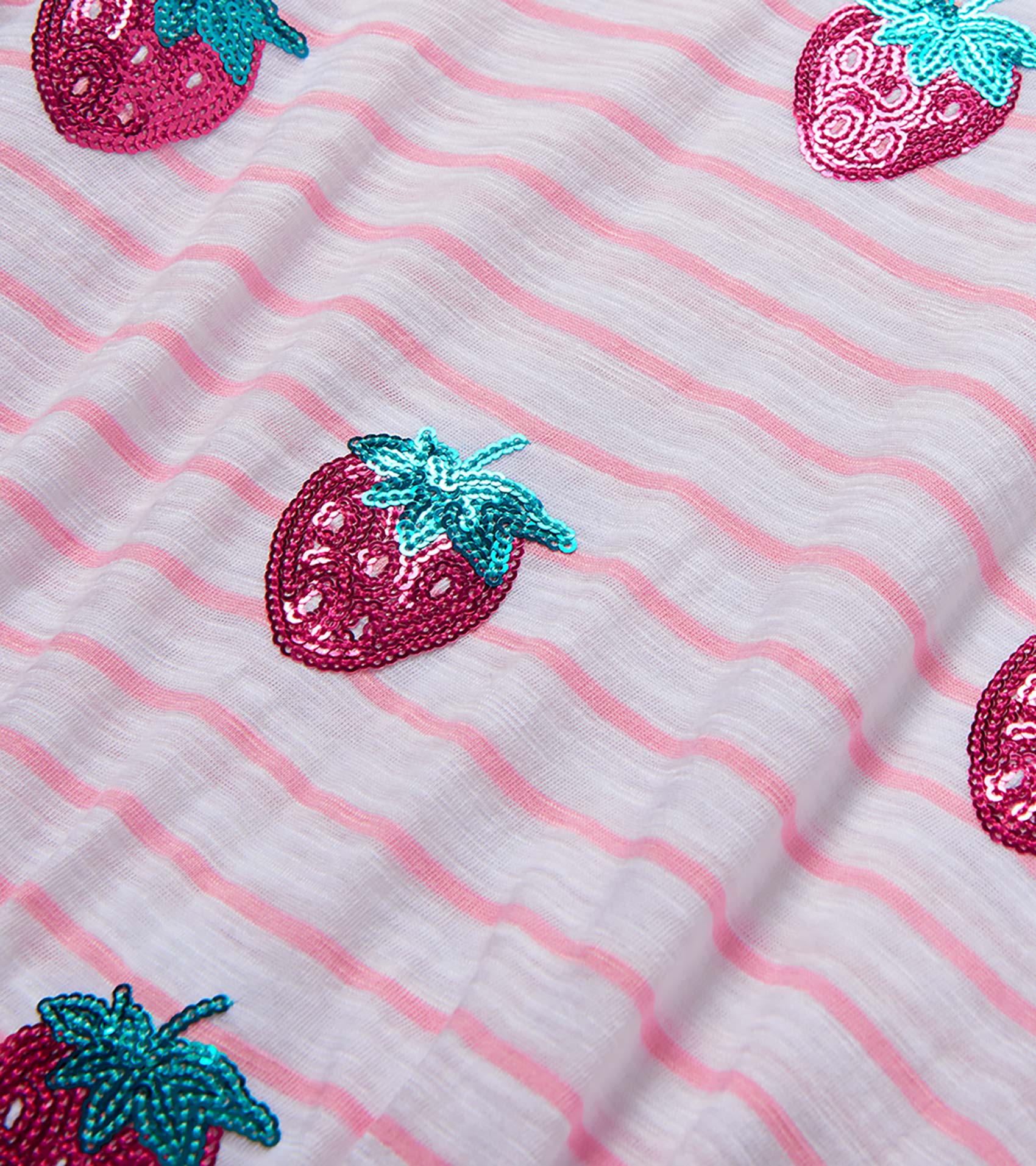 Girls Strawberry Stripes Cinched Waist Dress | Hatley Discount Girls