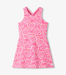 Girls Candy Hearts Active A-Line Dress | Hatley Girls