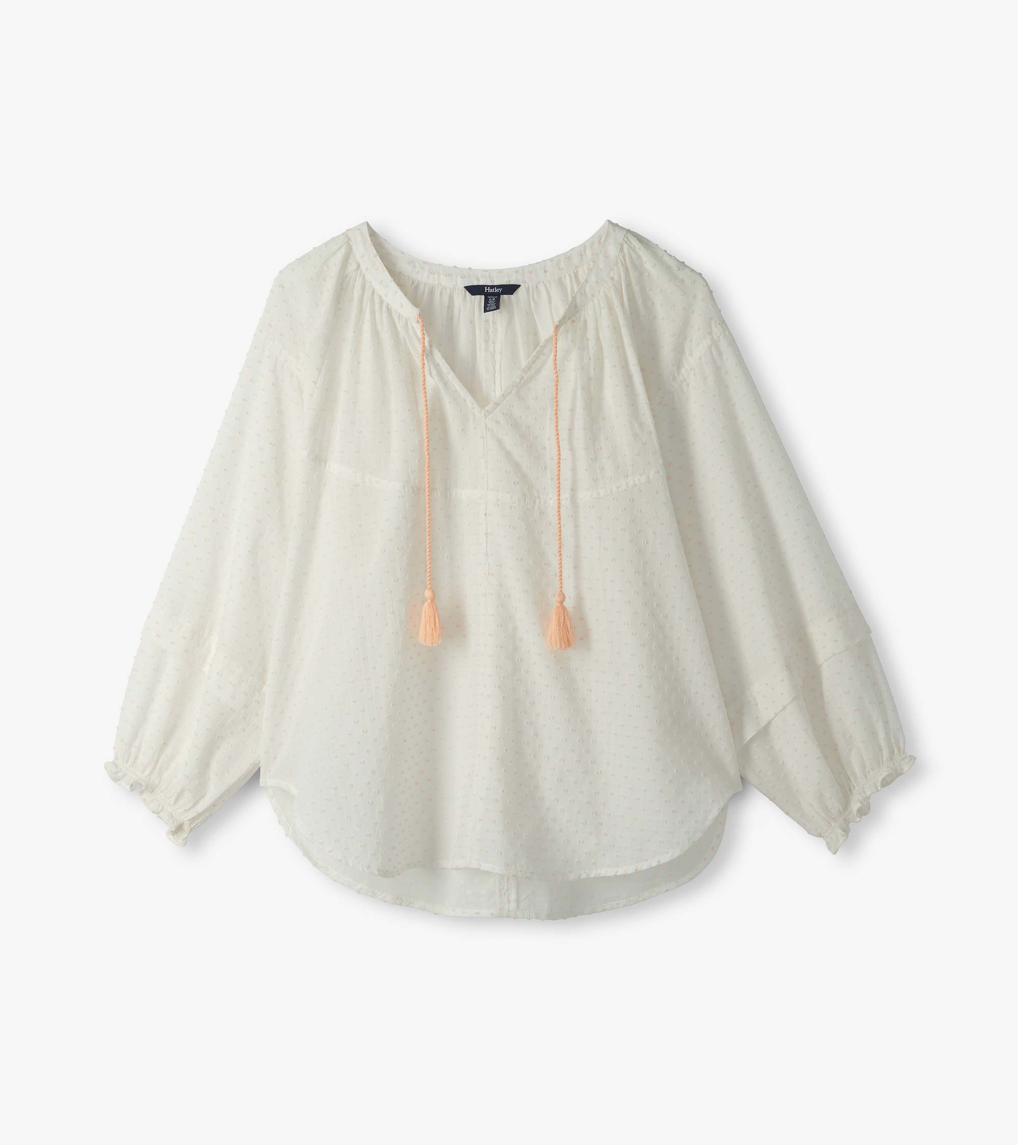 Naomi Blouse - Blush Swiss Dot | Hatley For Women