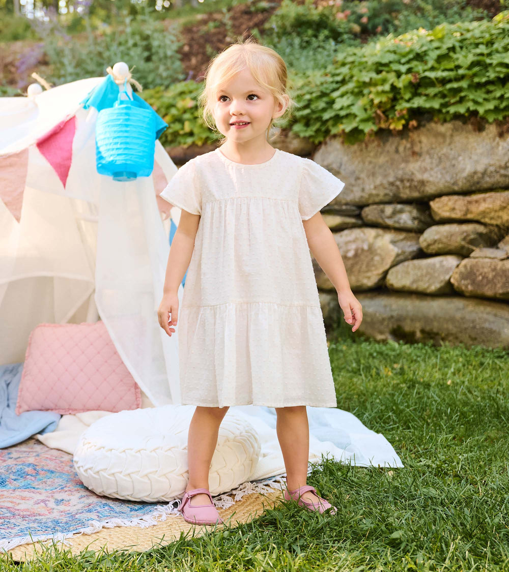 Baby & Toddler Girls Pearl Swiss Dot Puff Dress | Hatley Baby & Toddler