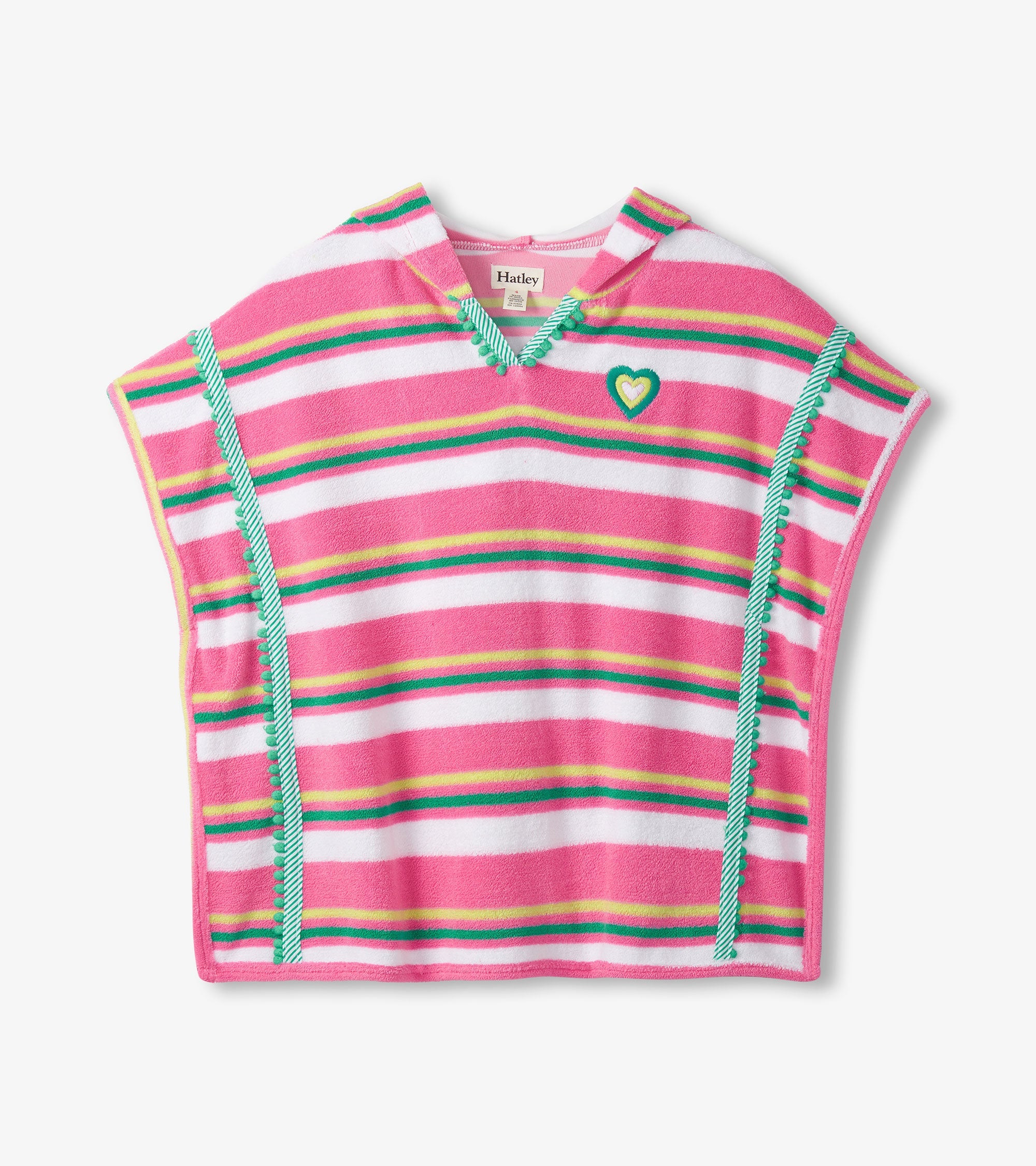 Girls Candy Stripes Hooded Cover-Up | Hatley Discount Girls