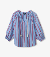 Naomi Blouse - Chambray Rainbow | Hatley US Women