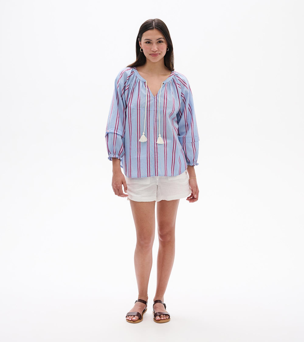 Naomi Blouse - Chambray Rainbow | Hatley US Women