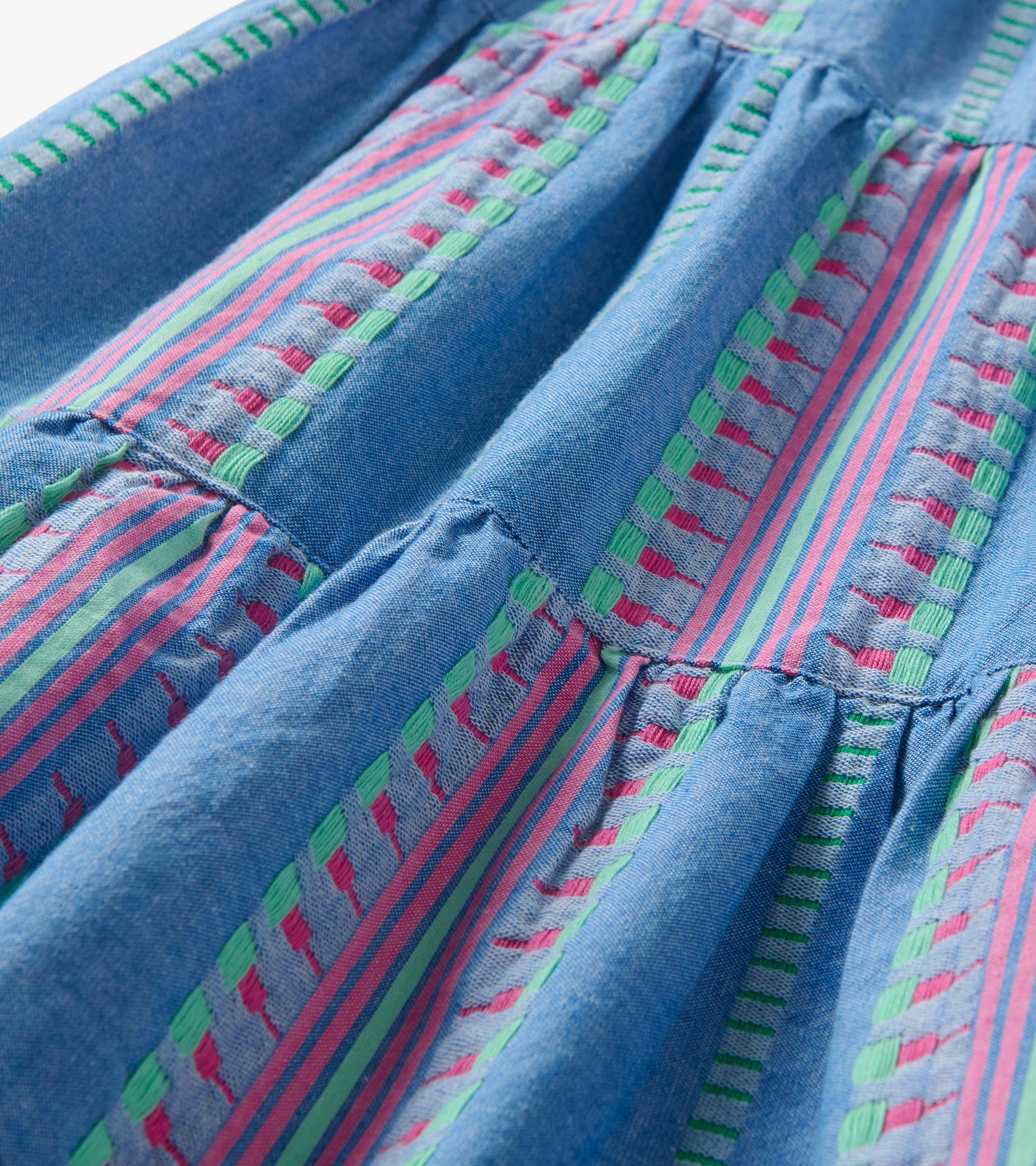 Savannah Dress - Chambray Stripes | Hatley