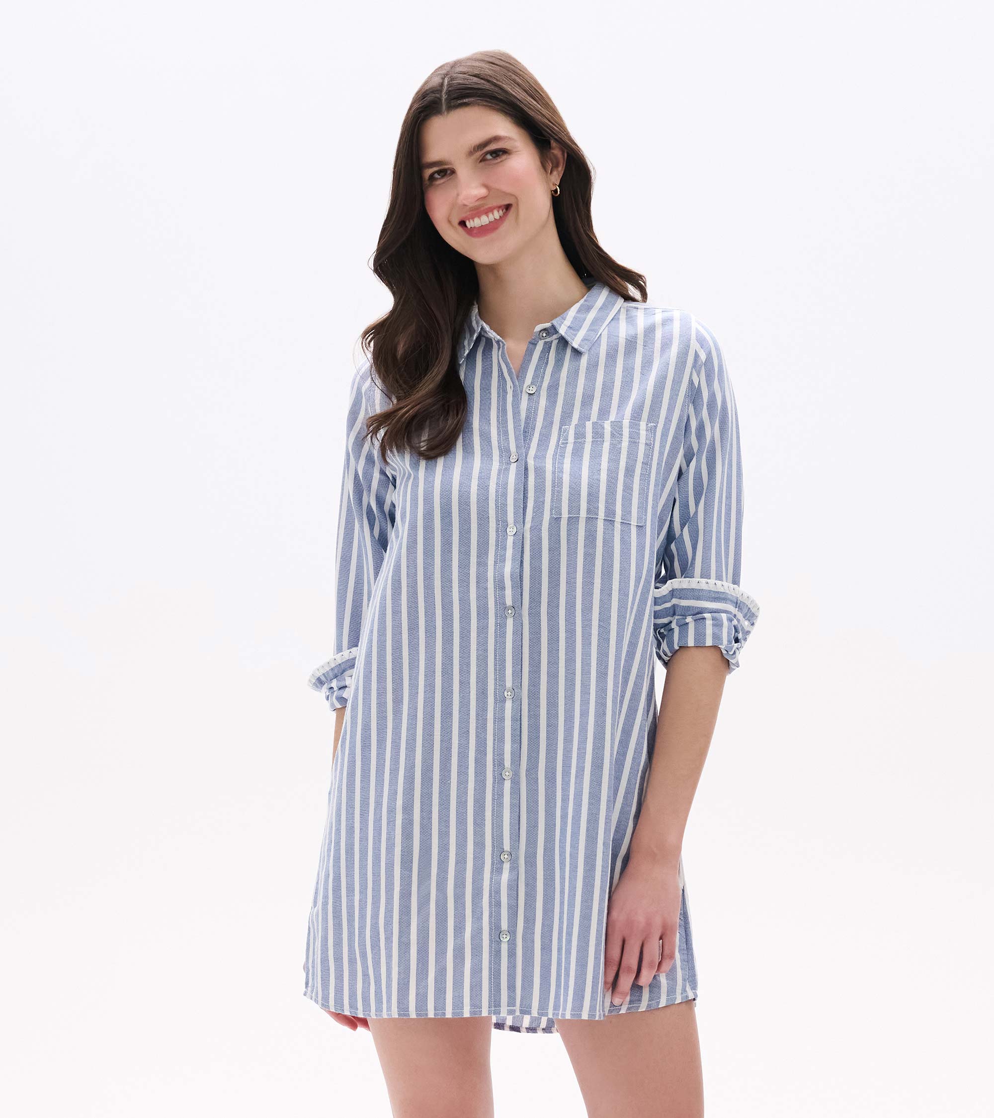 Julia Shirt Dress - Classic Stripes | Hatley Onsale Women