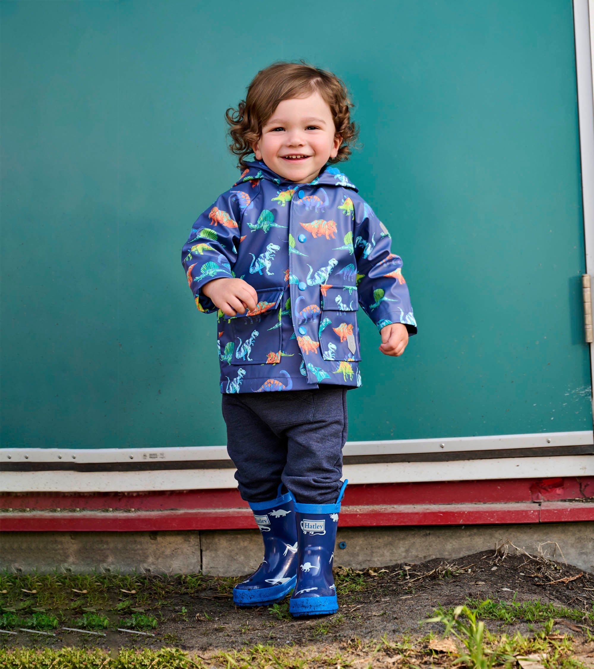Baby & Toddler Boys Little Dinos Rain Boots | Hatley Onsale Baby & Toddler