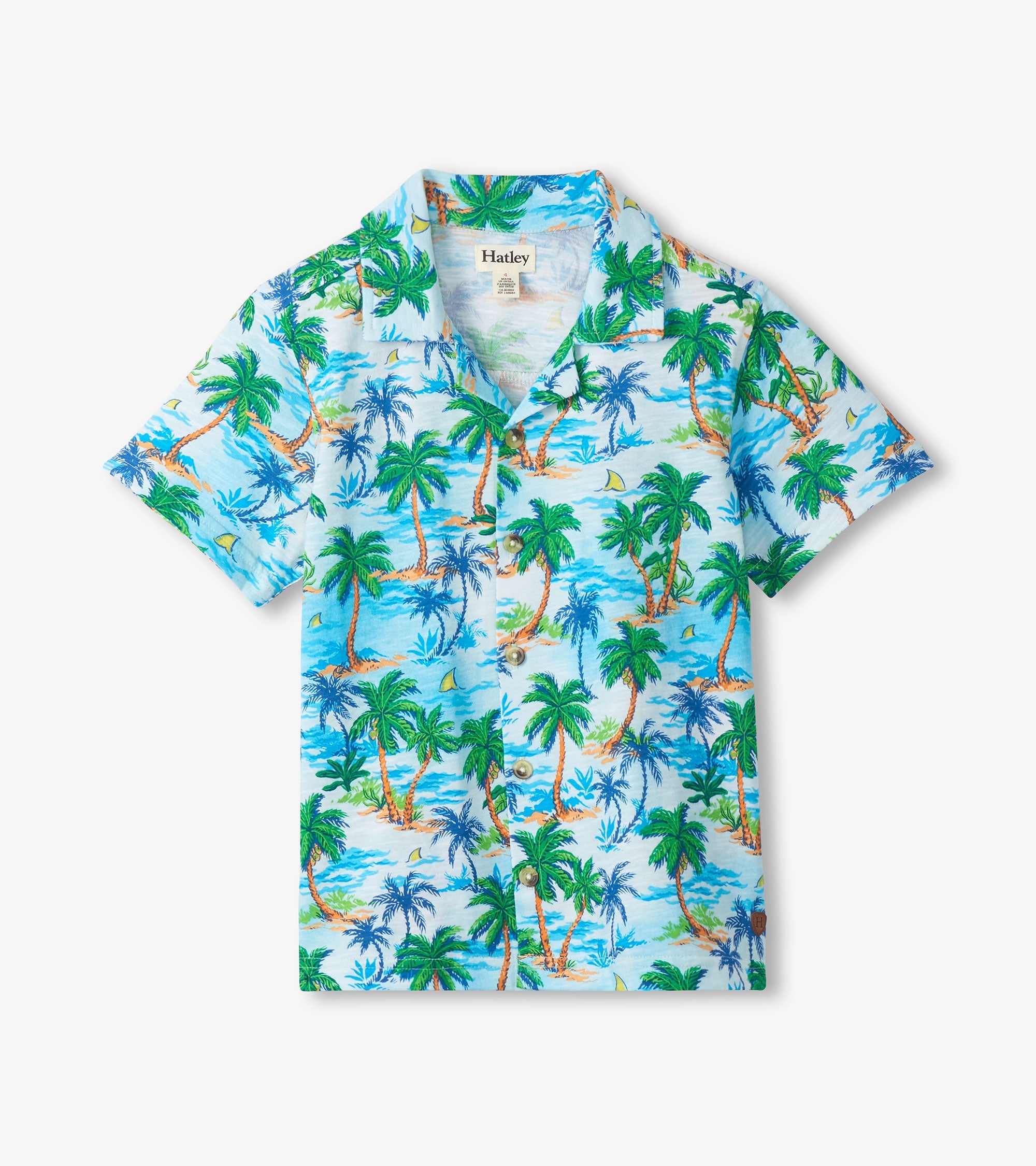 Boys Deserted Island Jersey Button Down | Hatley For Boys