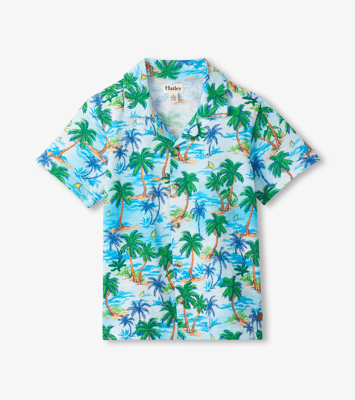 Boys Deserted Island Jersey Button Down | Hatley For Boys