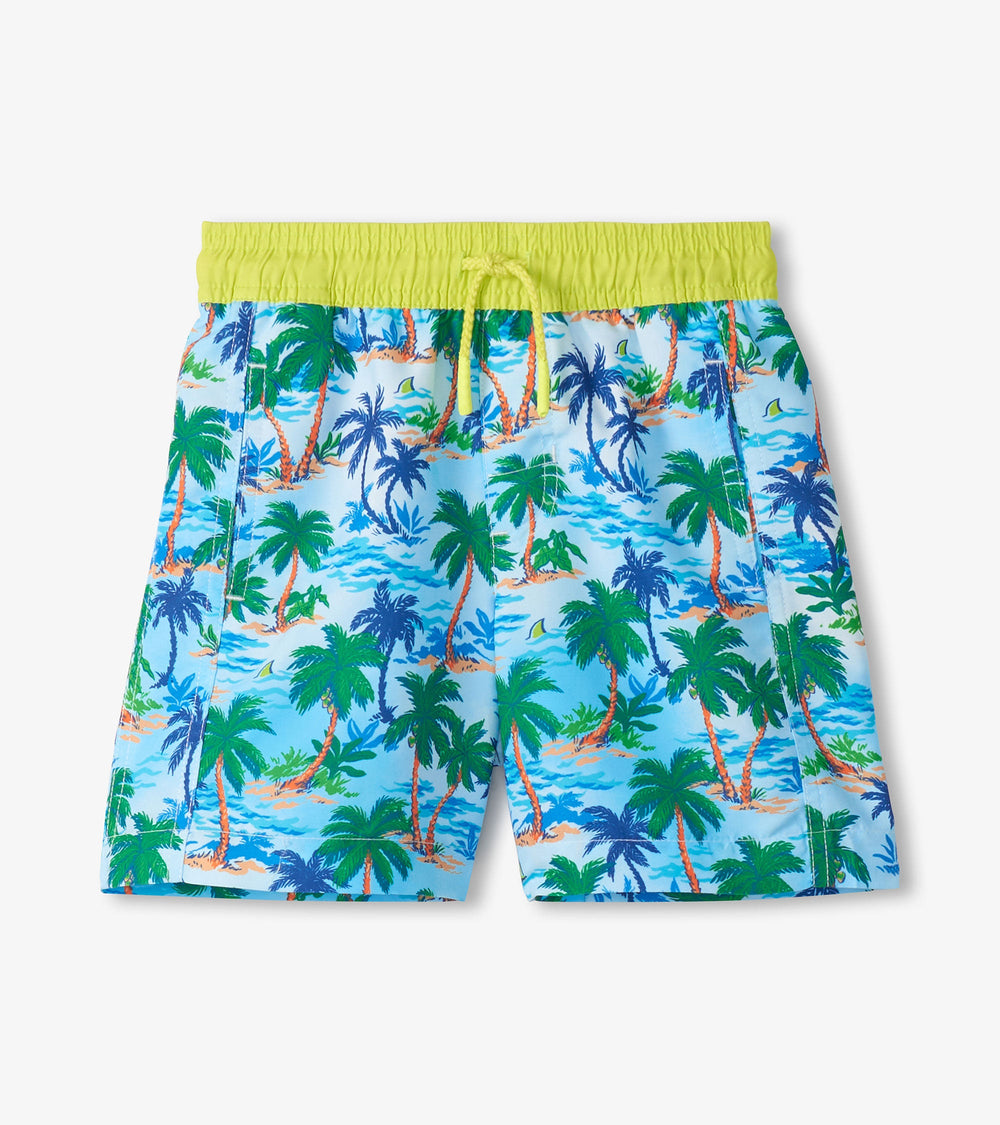 Boys Tropical Palm Swim Trunks | Hatley Discount Boys