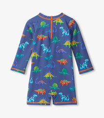 Baby Boys Dino Party One-Piece Rashguard Swimsuit | Hatley Sale Baby & Toddler