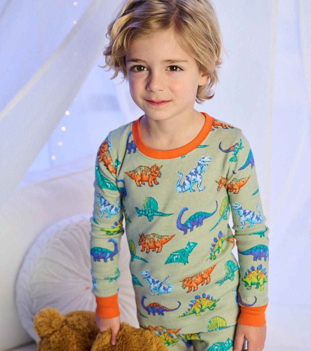 Boys Dino Party Cotton Pajama Set | Hatley Onsale Boys